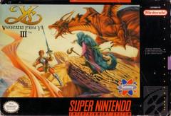 Ys III Wanderers from Ys - Super Nintendo