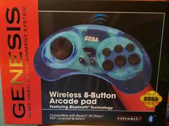 Wireless 8-button Arcade Pad - Sega Genesis